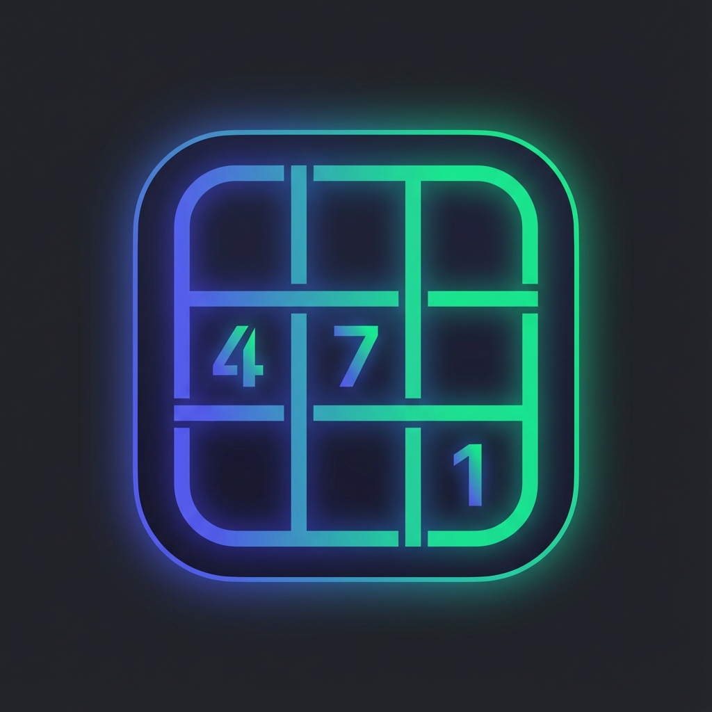 Logo SudoJ4d — Sudoku compétitif mobile