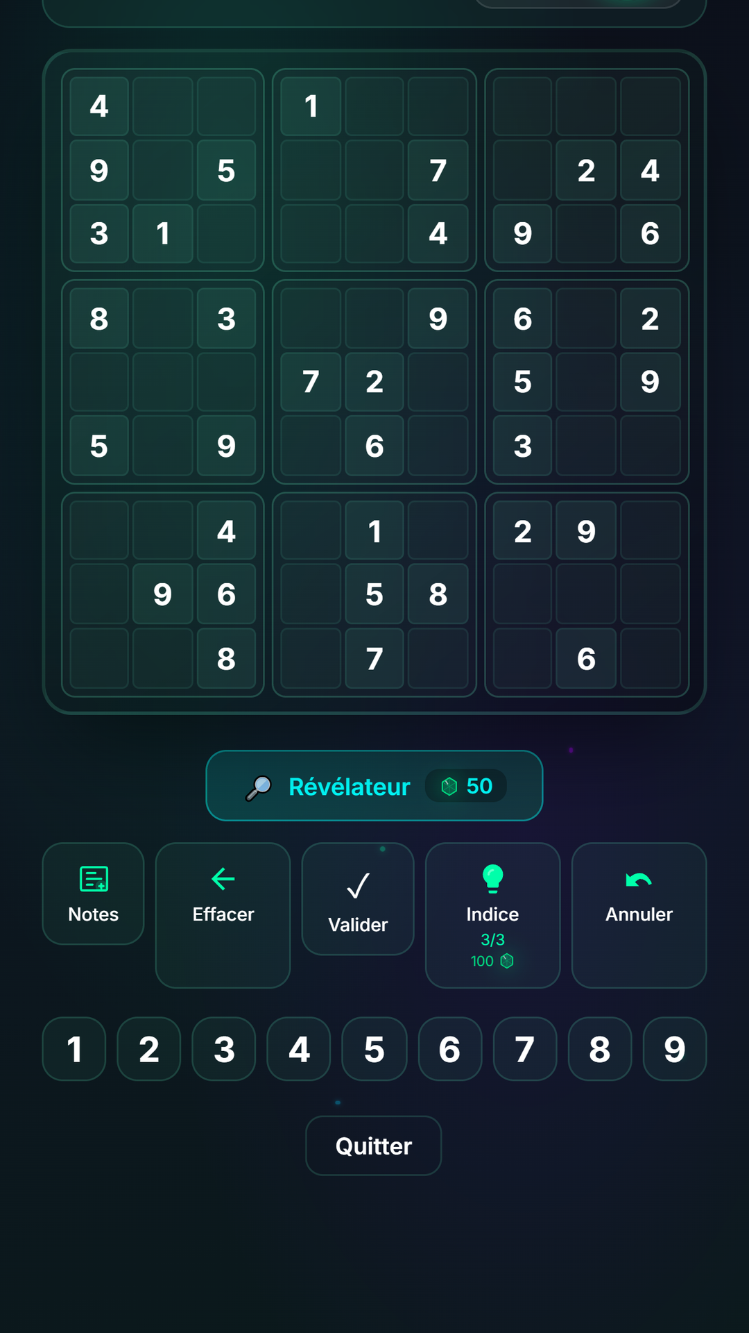 SudoJ4d — Mode Duels thème Aurores Boréales